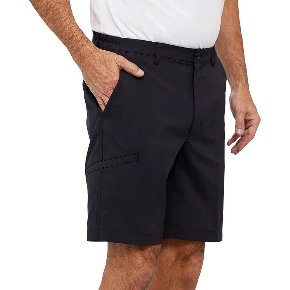 Greg Norman Stretch‎ Golf Shorts Black Moisture Wicking Mens Size 42 NWT